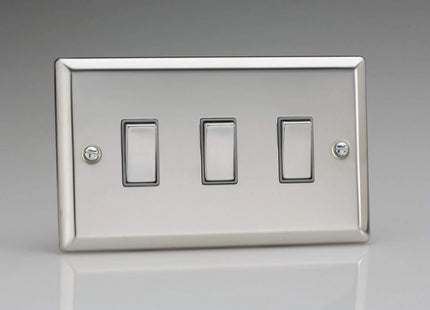 Varilight XC93D, 230 V, Mirror Chrome, 91x150x25mm