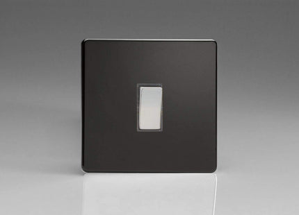 Varilight 1-Gang 20A Double Pole Rocker Light Switch Premium Black XDL20DS