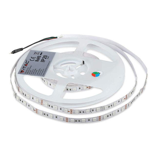 V-TAC -5050 60 LED Strip Light COLORCODE:RGB Set IP20