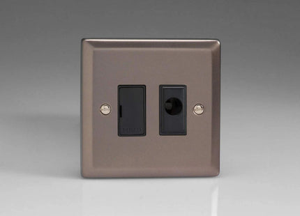 Varilight 13A Unswitched Fused Spur + Flex Outlet Pewter XR6UFOB