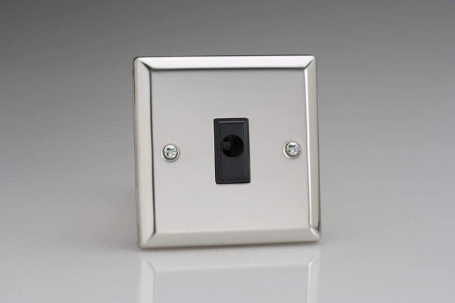 Varilight 16A Flex Outlet Plate Mirror Chrome XCFOB