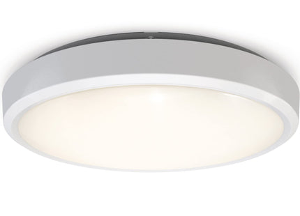 4lite Smart Wiz Connected Round IP54 Wall/Celling LED Light Indoor Or Outdoor 18w 1620lm WiFi Bluetooth Dimmable White Bezel Cool White Warm White Daylight