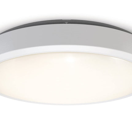 4lite Smart Wiz Connected Round IP54 Wall/Celling LED Light Indoor Or Outdoor 18w 1620lm WiFi Bluetooth Dimmable White Bezel Cool White Warm White Daylight