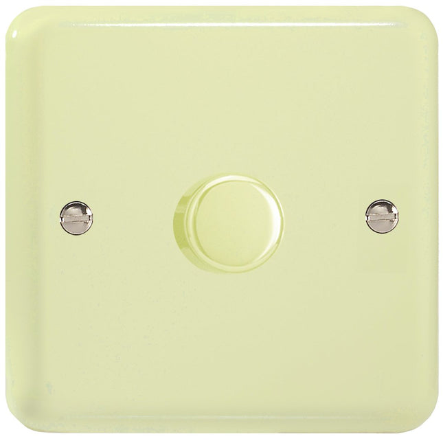 Varilight V-Pro Lily Pastel White Chocolate 1-Gang LED Dimmer Switch 1 or 2 Way