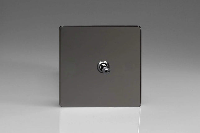 Varilight 1-Gang 10A 1- or 2-Way Toggle Light Switch Iridium XDIT1S