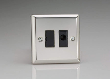 Varilight 13A Unswitched Fused Spur + Flex Outlet Mirror Chrome XC6UFOB