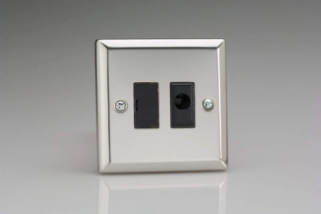 Varilight 13A Unswitched Fused Spur + Flex Outlet Mirror Chrome XC6UFOB