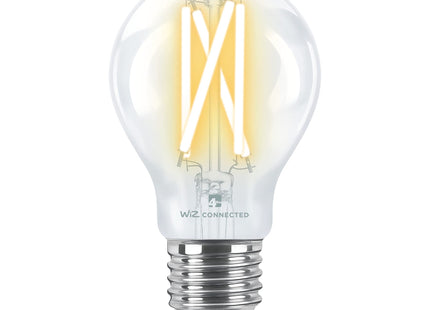 4lite Smart Wiz Connected LED Bulb Clear Filament A60 E27 Screw Fitting WiFi/Bluetooth Tuneable White & Dimmable 7w 806lm 4L1/8008