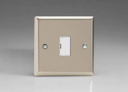 Varilight 13A Unswitched Fused Spur Satin Chrome XN6UW