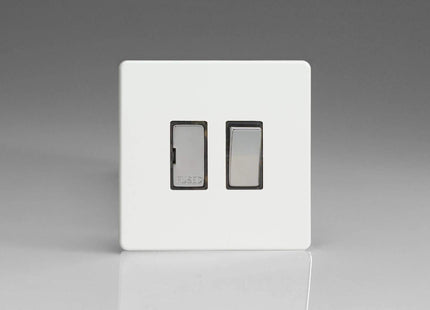 Varilight XDQ6DS Switched Fuse Spur Premium White No Insert