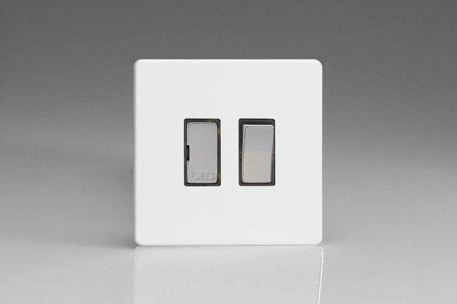 Varilight XDQ6DS Switched Fuse Spur Premium White No Insert
