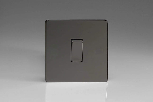 Varilight 1-Gang 10A 1- or 2-Way Rocker Light Switch Iridium XDI1S