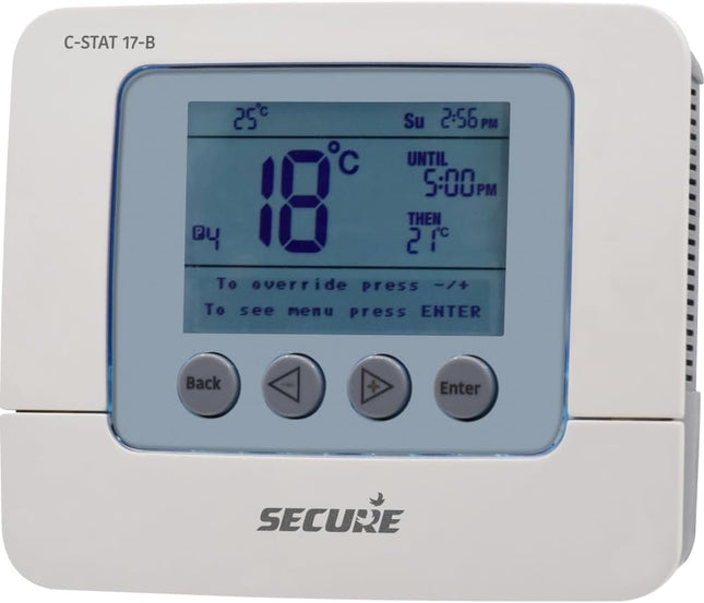Horstmann C-Stat 17-B 7 Day Battery Operated Programmable Room Thermostat [Energy Class A+++]