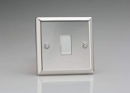 Varilight 1-Gang 10A Retractive Switch Mirror Chrome XCBPW
