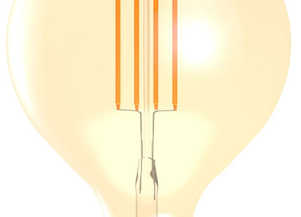LED Dimming Vintage Filament Globe 125mm 4W E27 Gold 2000K Bell