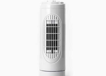 Status Tower Fan | 14 Inch Portable Oscillating Mini Fan | 2 Speed Adjustable Angle Tower Fan | White | S15TOWERFAN1PKB