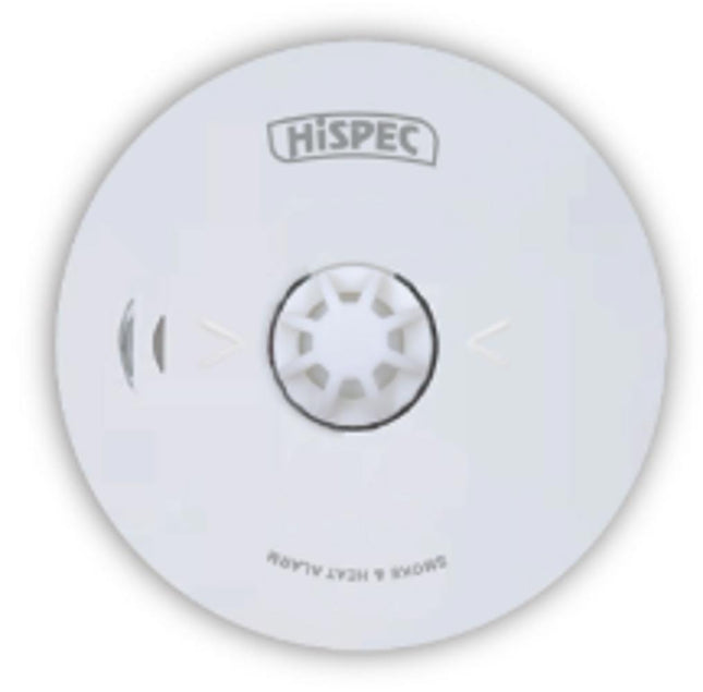 Hi-Spec Hsa/Ph/10 Combi Smoke And Heat Detector With 10 Year Lithium Battery Standalone