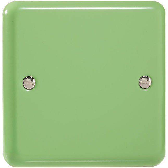 Varilight 1-Gang (Single), Blank Plate, Classic Lily Beryl Green XYSB.BG