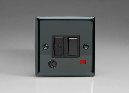 Varilight 13A Switched Fused Spur + Neon + Flex Outlet Iridium XI6FONB