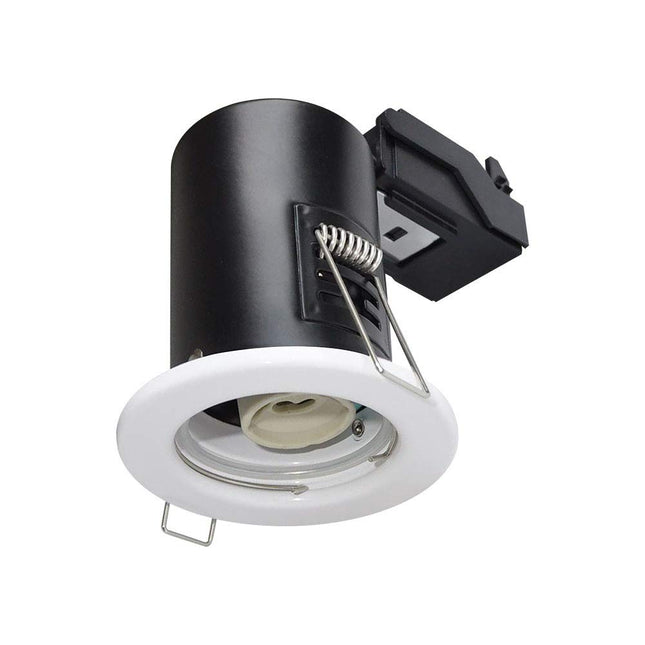 V-TAC -701 GU10 Fixed FIRE Rated Downlight Fitting IP20-WHITE