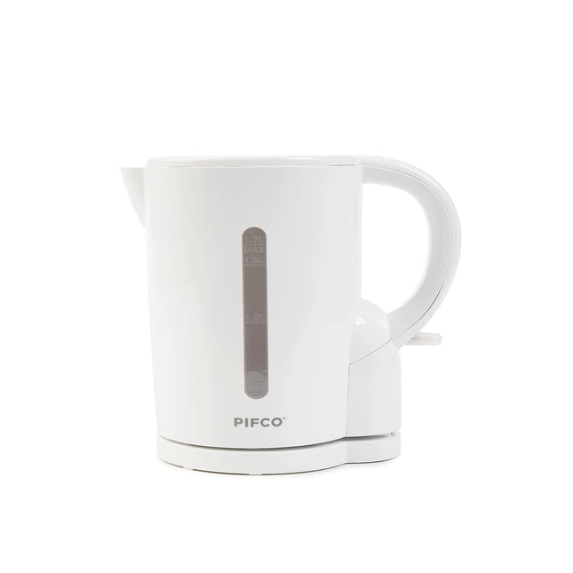 PIFCO White Kettle 1.7 Litre Capacity 2200W Cordless Electric Kettle BPA Free Auto Shut-Off and Boil-Dry Protection Anti-Scale Filter and Anti Slip Feet Easy to Operate