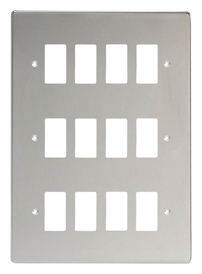 Varilight XDCPG12-P Power Grid 12 Grid Spaces Polished Chrome