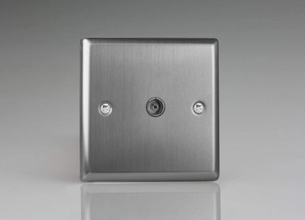 Varilight 1-Gang TV Socket, Co-Axial