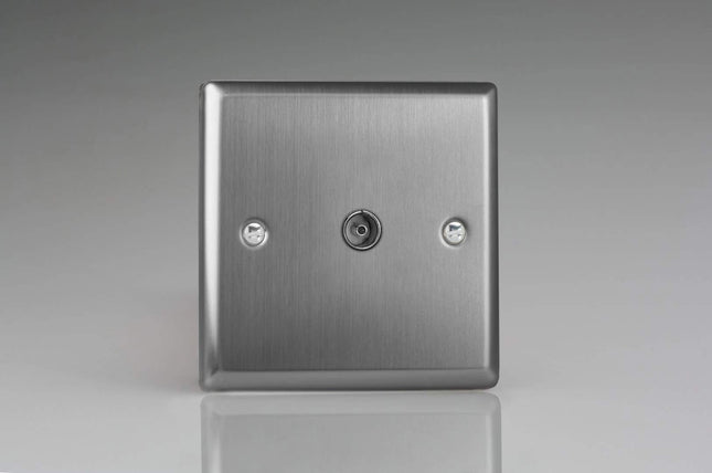 Varilight 1-Gang TV Socket, Co-Axial