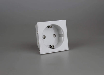 Varilight DSEUFW DataGrid White 16A Euro Socket Schuko (2 DataGrid Spaces)