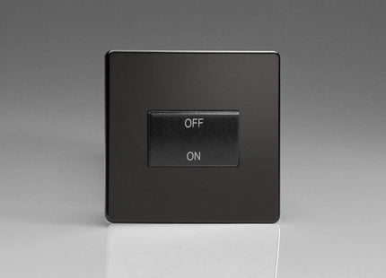 Varilight XDLFIBS Fan Isolator Switch Premium Black Black