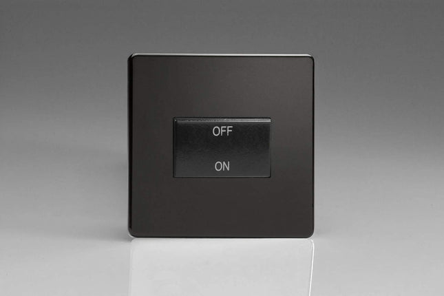 Varilight XDLFIBS Fan Isolator Switch Premium Black Black