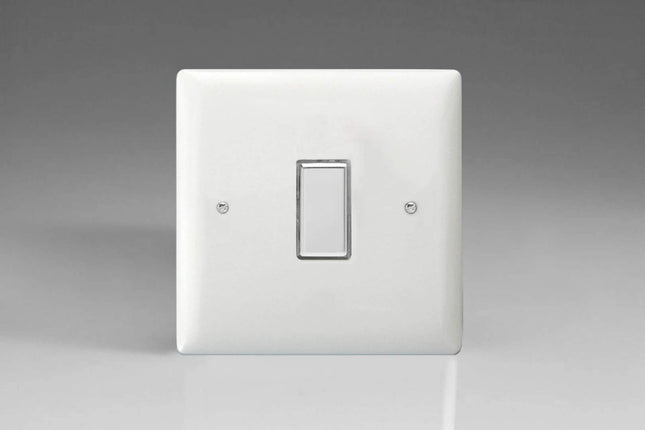 Varilight JOT101C Value Polar White 1-Gang V-Pro Touch Master LED Dimmer 0-100W
