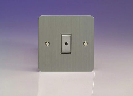 Varilight 1-Gang 1-Way Remote/Tactile Touch Control Master LED Dimmer Light Switch 1 x 0-100W (Max 10 LEDs) Brushed Steel JFSE101