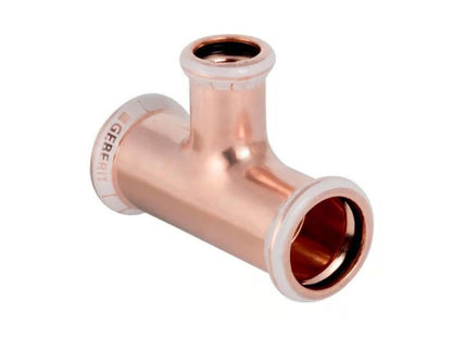 Geberit Mapress Copper T-Piece, Reduced 54 x 22 x 54mm - 61227