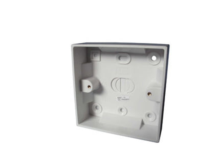Primaflow Plastic Pattress Box - Single 16mm - CEDPB116 - Essential for Electrical Work