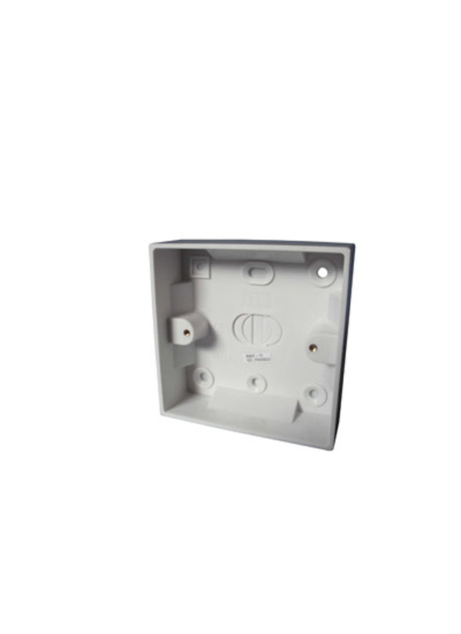 Primaflow Plastic Pattress Box - Single 16mm - CEDPB116 - Essential for Electrical Work