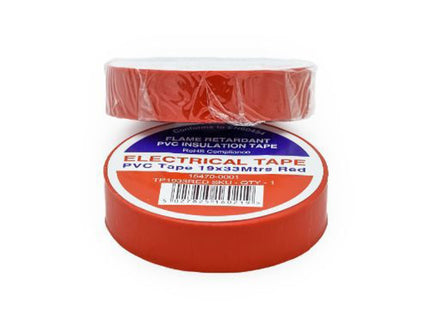 Primaflow PVC Insulation Tape 19mm x 33m Red - TP1933RED - Essential for Electrical Work
