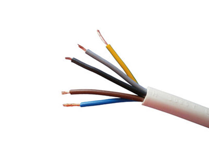 5 Core Heat Res Cable 0.75mm x 50m - 3095Y HAR FLEX for High Temperature Use
