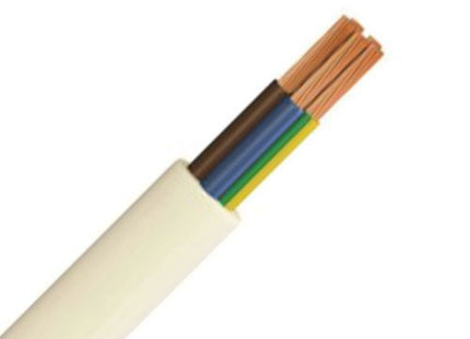 5 Core Heat Res Cable 0.75mm x 50m - 3095Y HAR FLEX for High Temperature Use