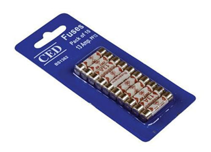 Primaflow 10A Fuses - Strip of 10 - PF10 - Circuit Protection