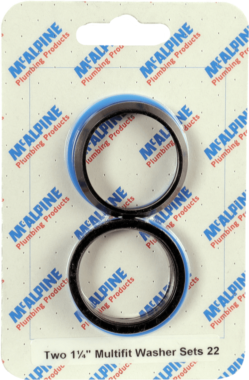 McAlpine CARD-22 Two 1¼" Multifit Washer Sets - PWM1 x 2 + RWM1 x 2