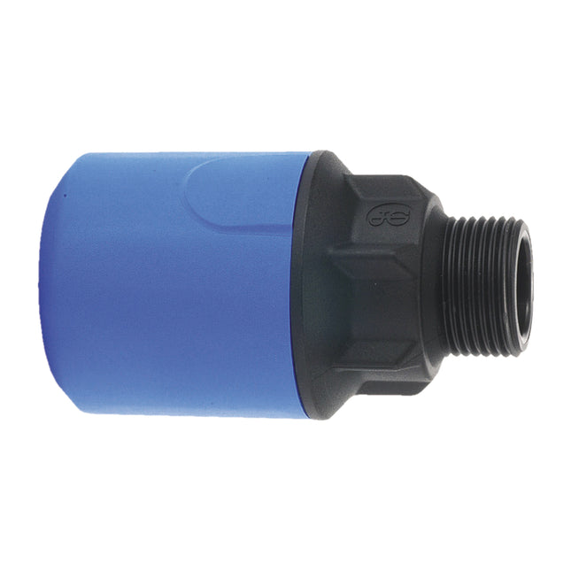 John Guest Speedfit Blue Adaptor 20mm X 1/2" Male UG101B (Pack of 10)