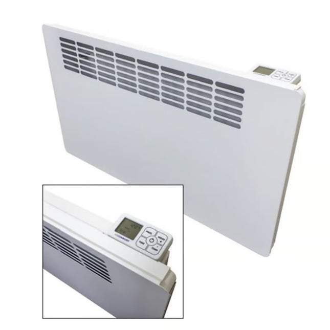 Consort 0.5Kw Panel Heater With Electronic 7-Day Timer And Timer Battery Backup