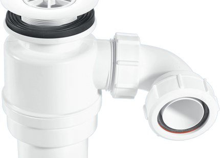 McAlpine STW11-R 80mm Water Seal Resealing Shower Trap with Multifit Outlet