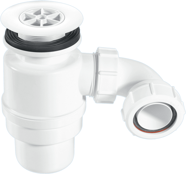 McAlpine STW11-R 80mm Water Seal Resealing Shower Trap with Multifit Outlet