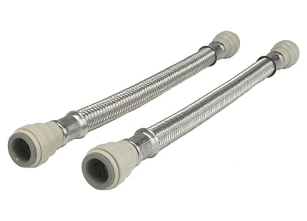 John Guest Speedfit Braided Hose 500mm - 22mm X 3/4" TC (Pack Of 2)