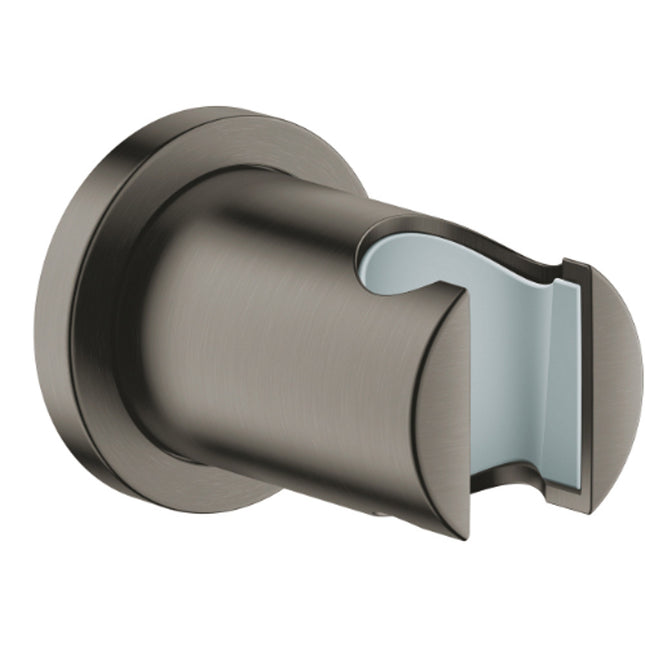 Grohe Rainshower Wall Holder Round Brushed Hard Graphite - 27074AL0 - Essential Shower Accessory