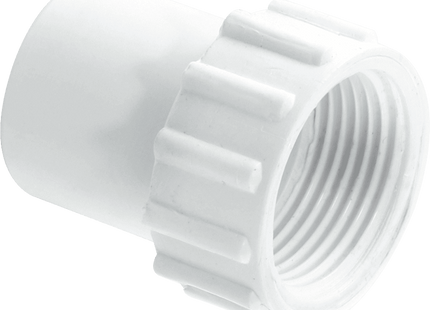 McAlpine R6 ¾" Straight Female Overflow Coupling with fixed nut