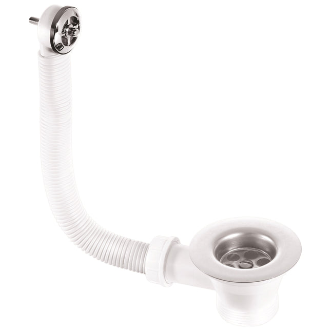 McAlpine 1.25" Sink Combined Waste & Overflow - FSW1P - Essential for Kitchen Sinks