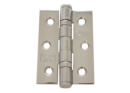Unifix AI/HI3006-PSS Ball Bearing Hinge 102 x 76mm x 3mm - Perfect for Doors